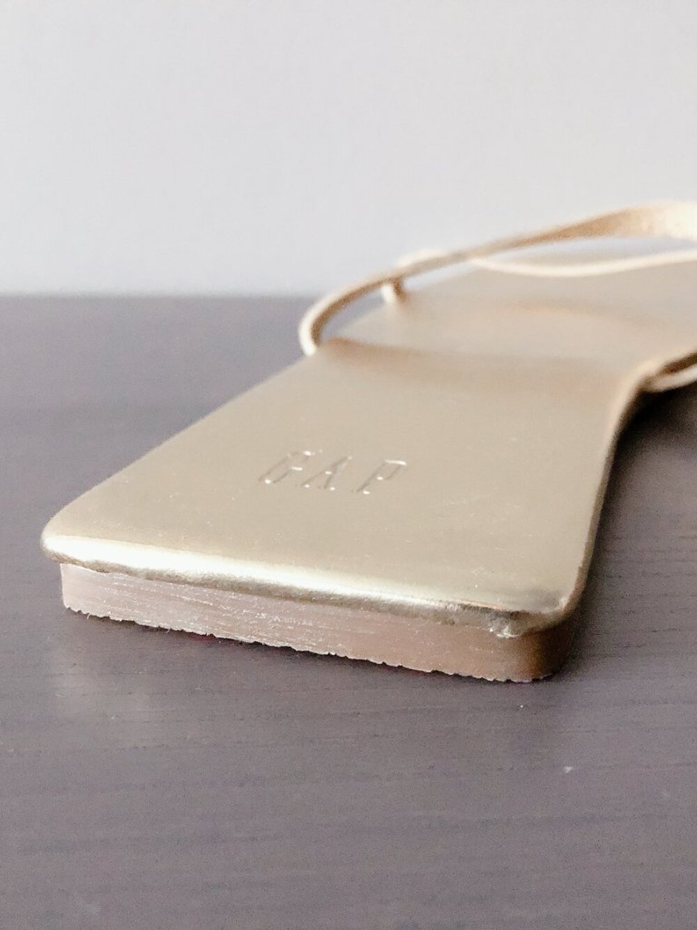 Gap Square Toe Sandals Gold Size 10 women's shoes slides - Picture 9 of 15